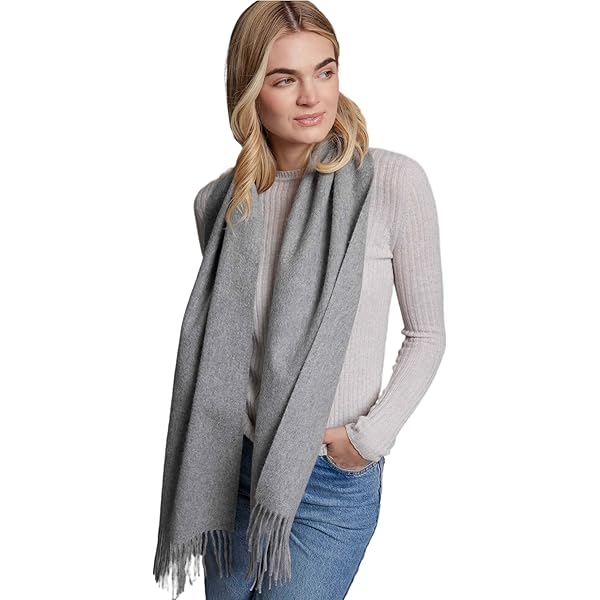 DANTON WOOL CASHMERE MUFFLER グレー DANTON WOOL CASHMERE MUFFLER グレー DANTON / WOOL CASHMERE